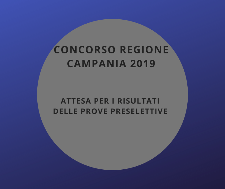 Concorso regione campania 2019